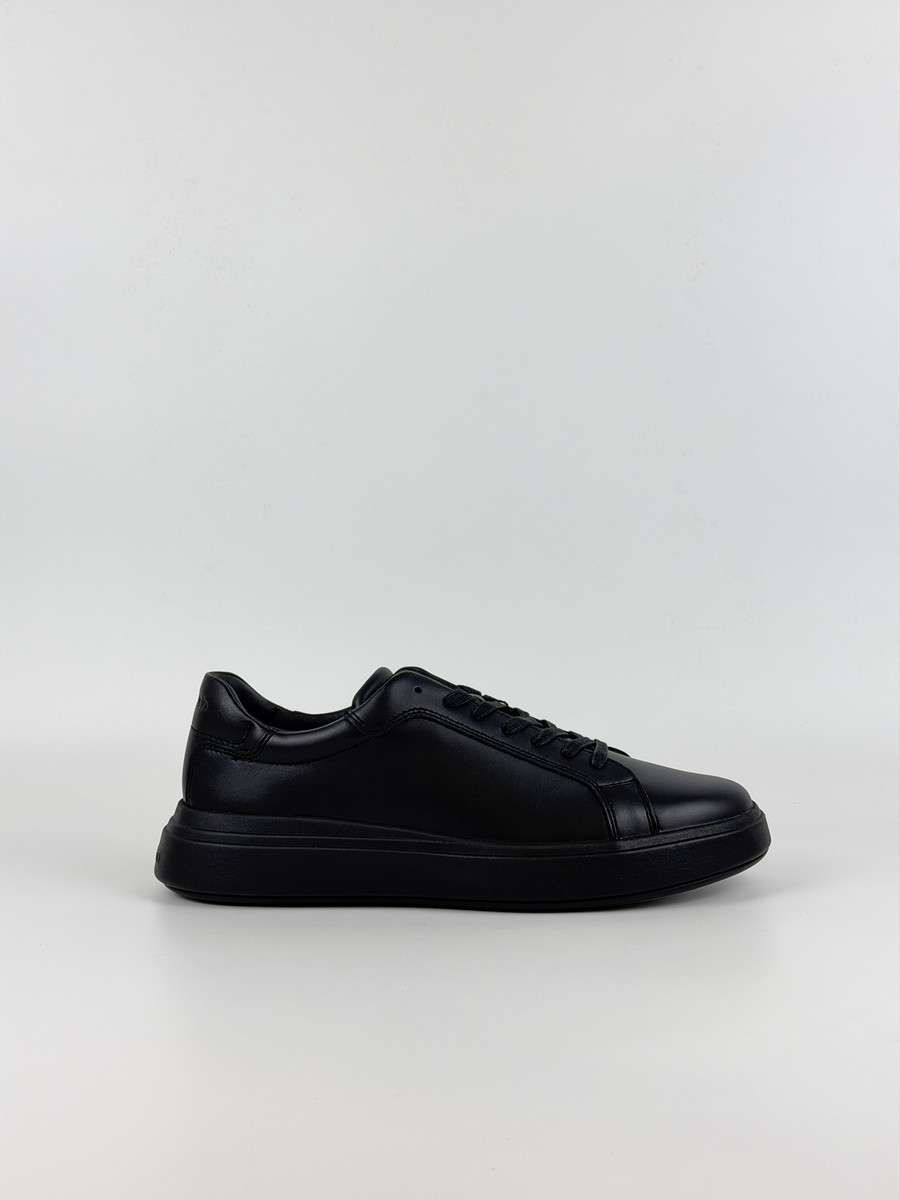 Ανδρικά Sneaker Calvin KLein Low Top Lace Up Lth HM0HM01016-0GJ Μαύρο