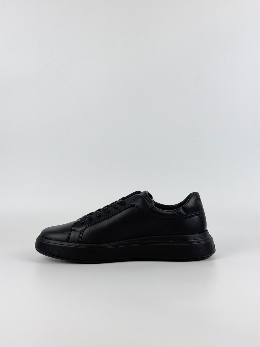 Ανδρικά Sneaker Calvin KLein Low Top Lace Up Lth HM0HM01016-0GJ Μαύρο