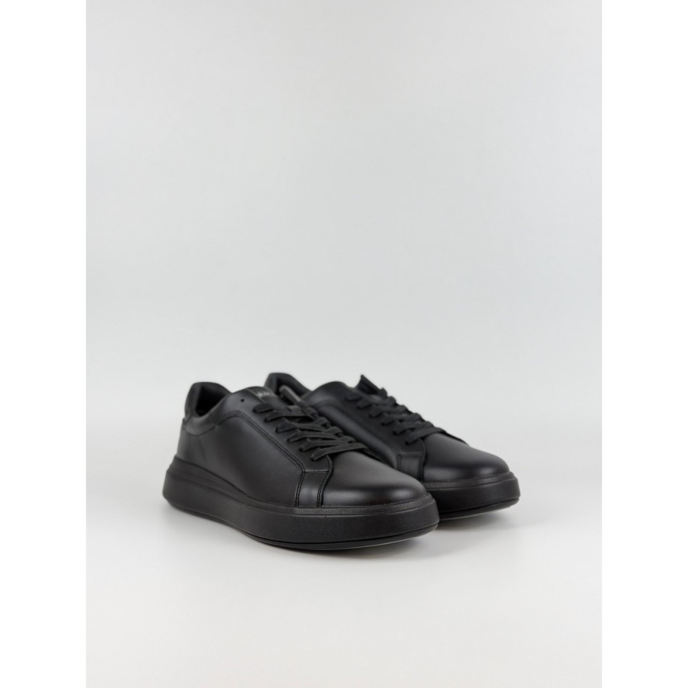 Ανδρικά Sneaker Calvin KLein Low Top Lace Up Lth HM0HM01016-0GJ Μαύρο