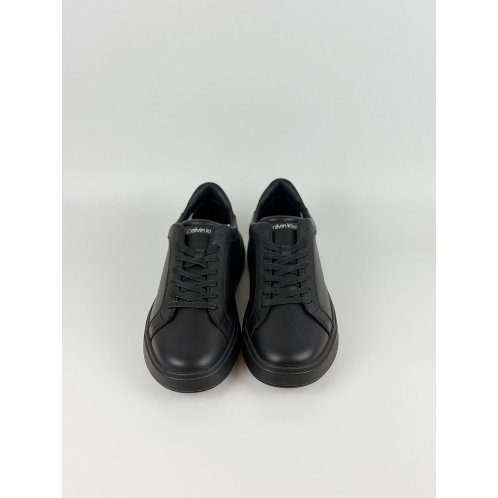 Ανδρικά Sneaker Calvin KLein Low Top Lace Up Lth HM0HM01016-0GJ Μαύρο