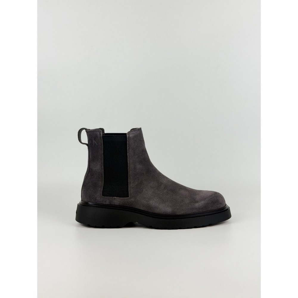 Ανδρικά Μποτάκι Calvin KLein Combat Ess Chelsea Boot Su YM0YM01372-GE7 Γκρι