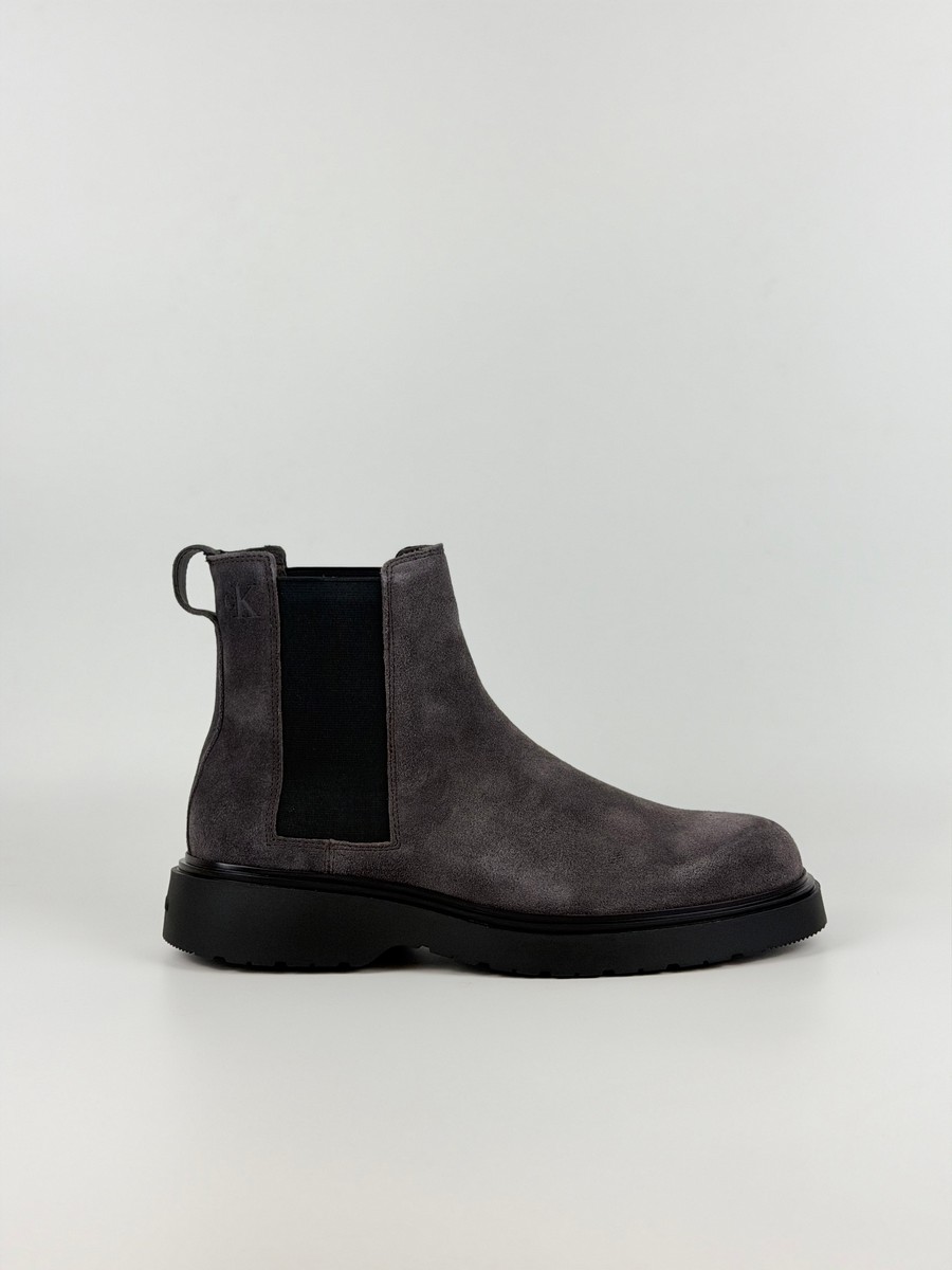 Ανδρικά Μποτάκι Calvin KLein Combat Ess Chelsea Boot Su YM0YM01372-GE7 Γκρι
