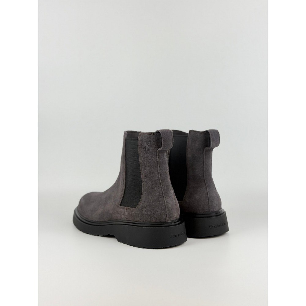 Ανδρικά Μποτάκι Calvin KLein Combat Ess Chelsea Boot Su YM0YM01372-GE7 Γκρι