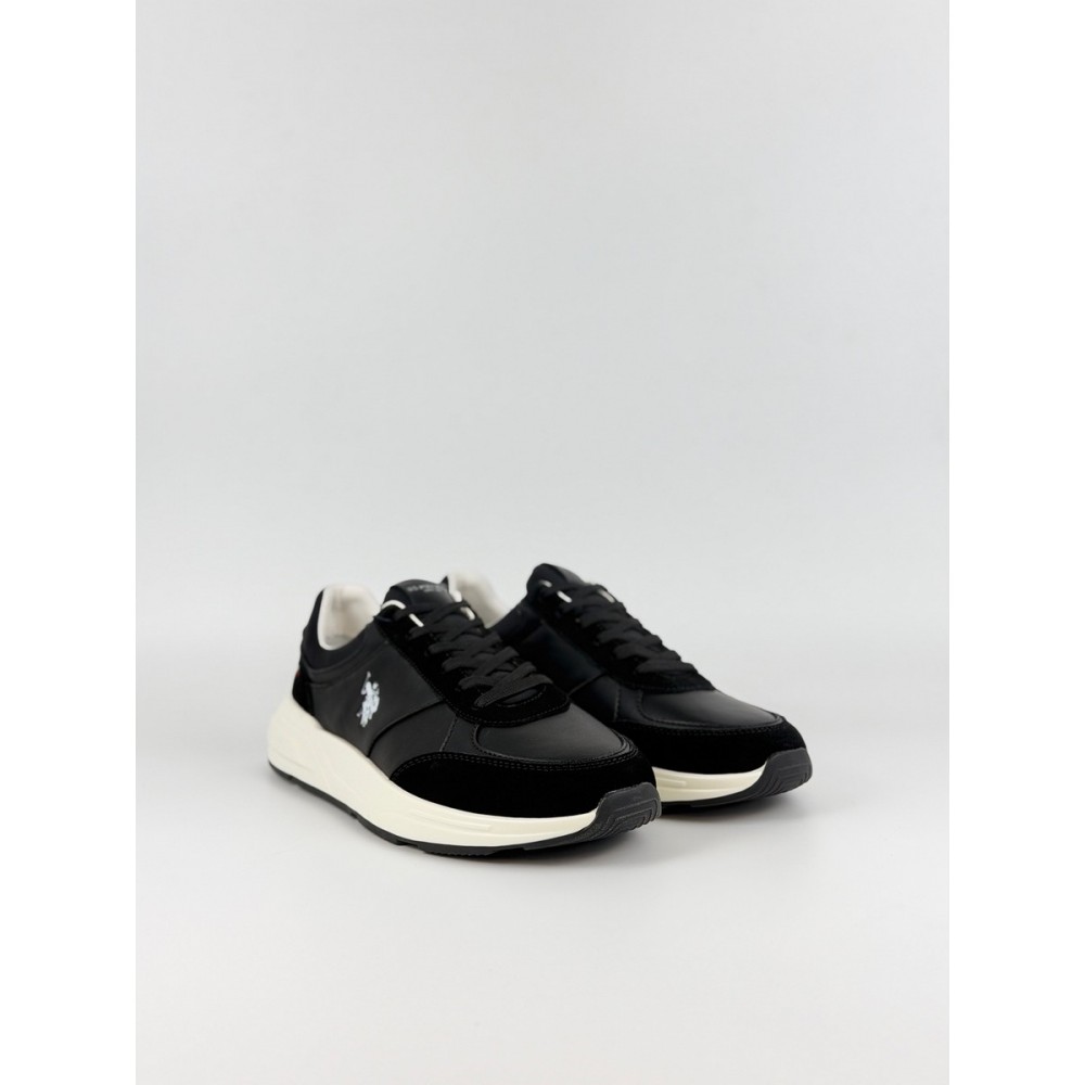 Ανδρικό Sneaker Us Polo Assn PARKER001-BLK Μαύρο