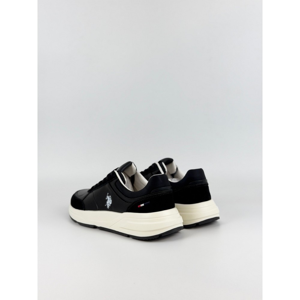Ανδρικό Sneaker Us Polo Assn PARKER001-BLK Μαύρο