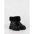 Γυναικεία ΜποτάκιαTommy Hilfiger Shearling Fold Chunky Ankle Boot FW0FW09677-BDS Μαύρα