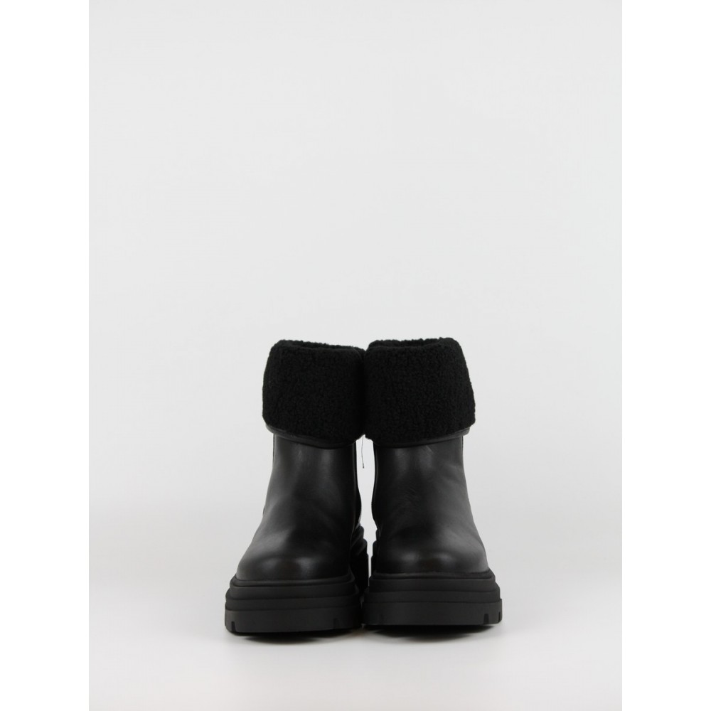 Γυναικεία ΜποτάκιαTommy Hilfiger Shearling Fold Chunky Ankle Boot FW0FW09677-BDS Μαύρα