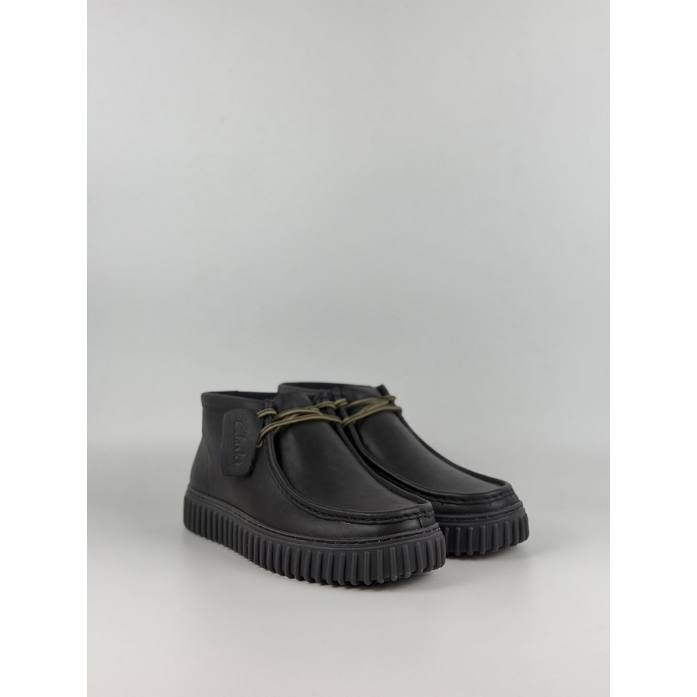 Ανδρικό Παπούτσι Clarks Torhill Hi 26178264 Μαύρο