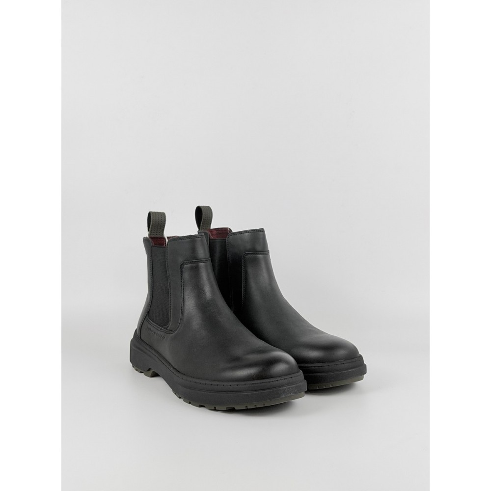 Ανδρικά ΜποτάκιTommy Hilfiger Outdoor Warm Lth Chelsey FM0FM05958-BDS Μαύρο