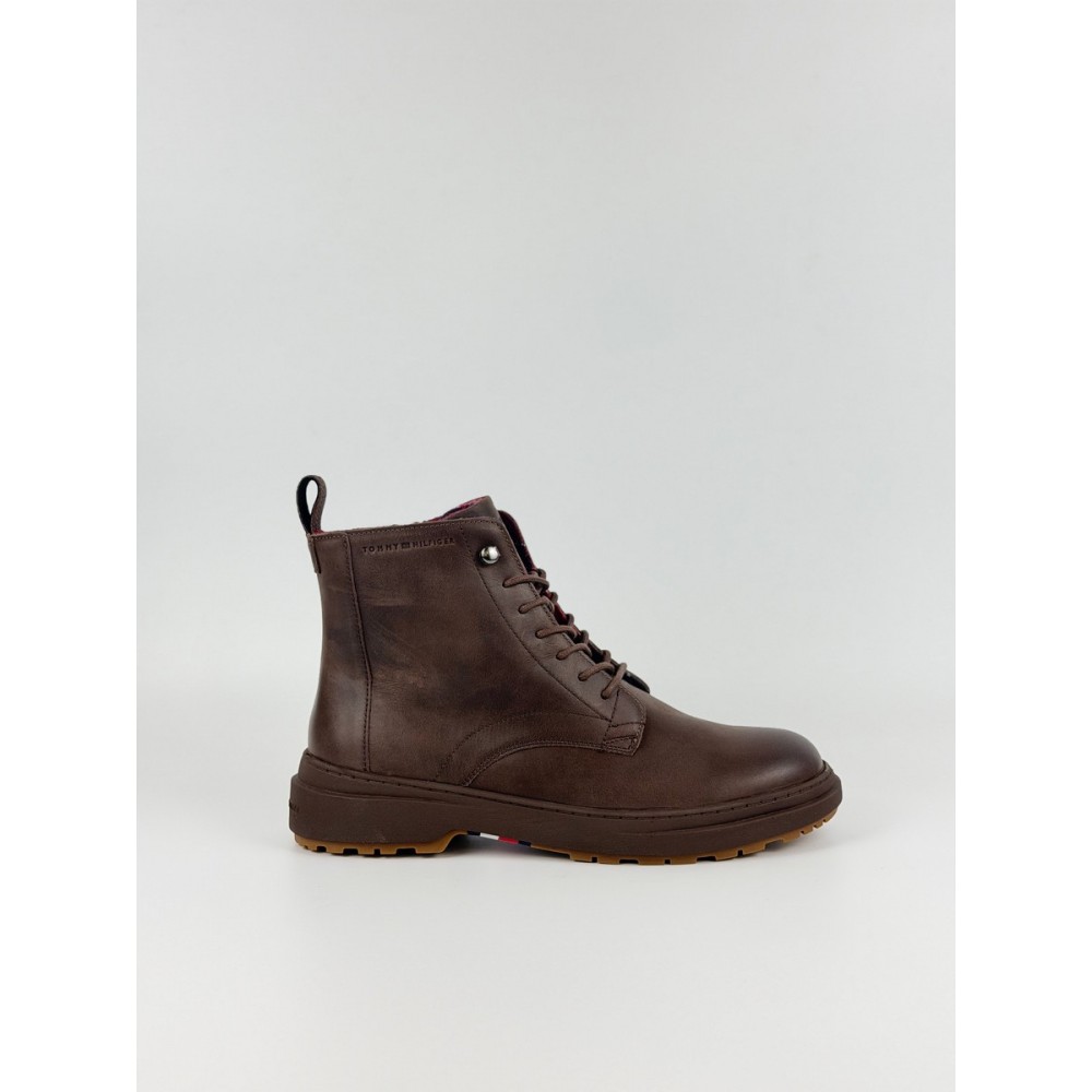 Ανδρικά ΜποτάκιTommy Hilfiger Outdoor Warm Lth Boot FM0FM05960-GT6 Καφέ