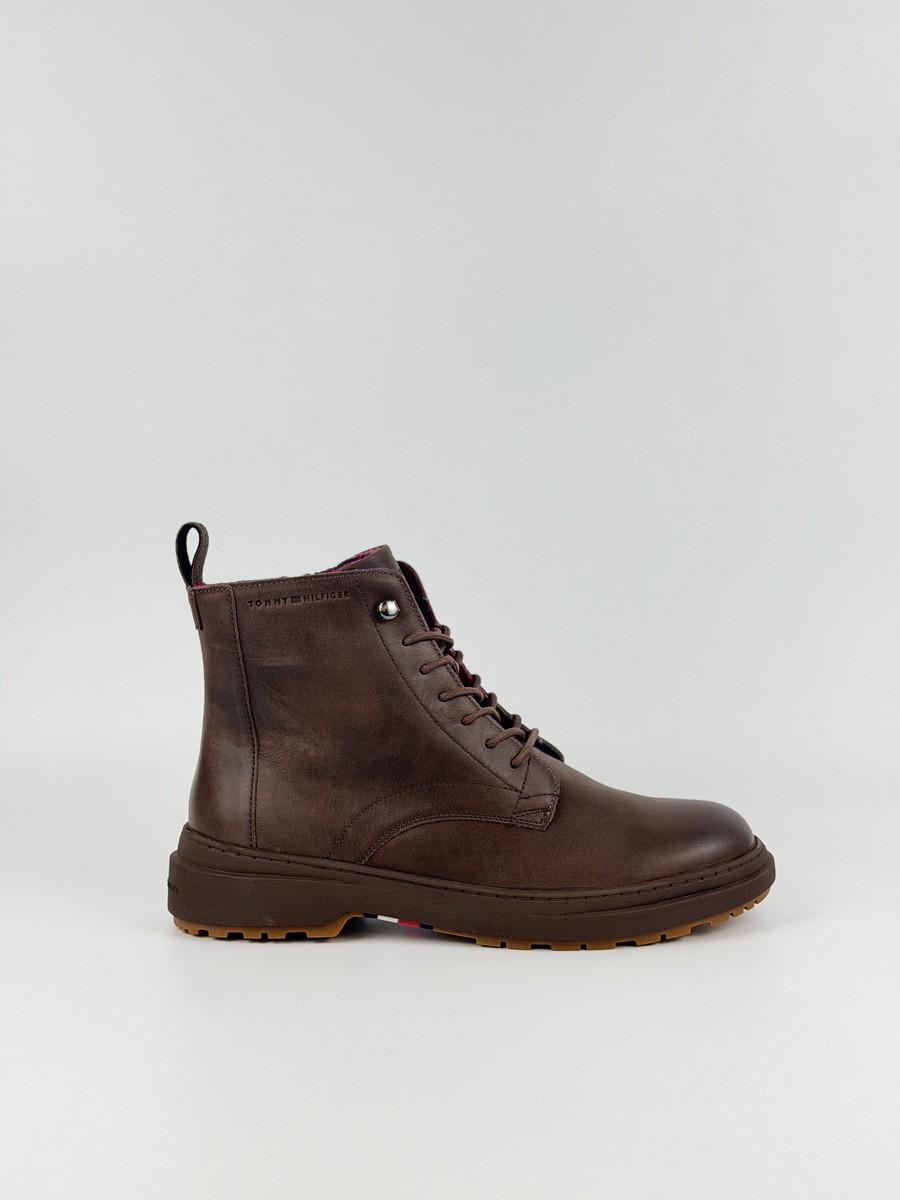 Ανδρικά ΜποτάκιTommy Hilfiger Outdoor Warm Lth Boot FM0FM05960-GT6 Καφέ