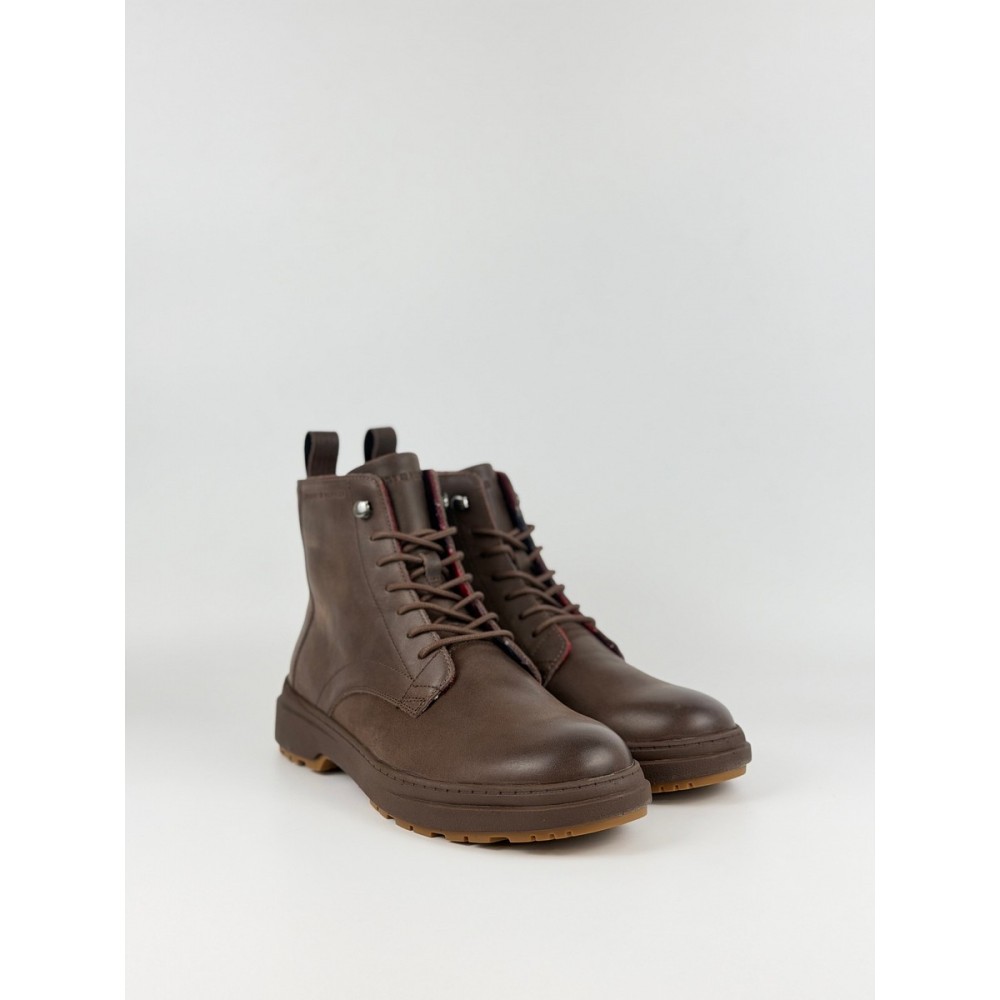 Ανδρικά ΜποτάκιTommy Hilfiger Outdoor Warm Lth Boot FM0FM05960-GT6 Καφέ