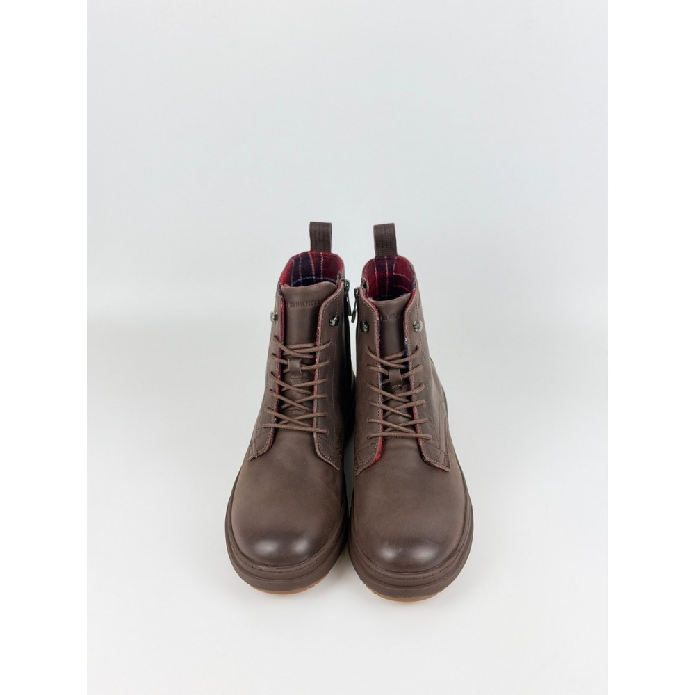 Ανδρικά ΜποτάκιTommy Hilfiger Outdoor Warm Lth Boot FM0FM05960-GT6 Καφέ