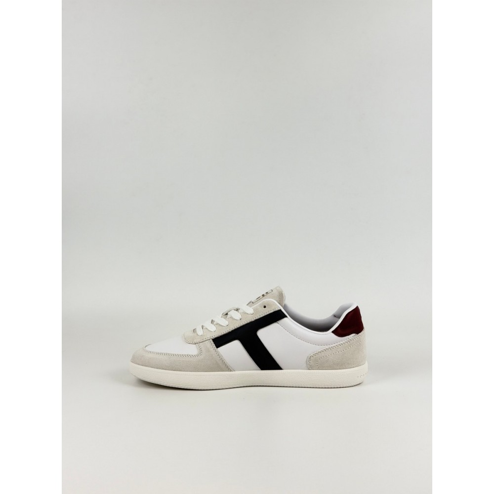Ανδρικά Sneaker Tommy Hilfiger Th Tribeca Sneaker Mix FM0FM06068-YBS Ασπρο