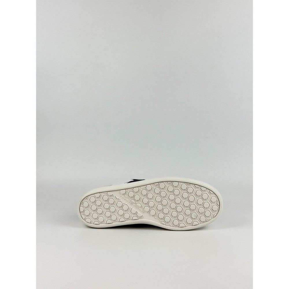 Ανδρικά Sneaker Tommy Hilfiger Th Tribeca Sneaker Mix FM0FM06068-YBS Ασπρο