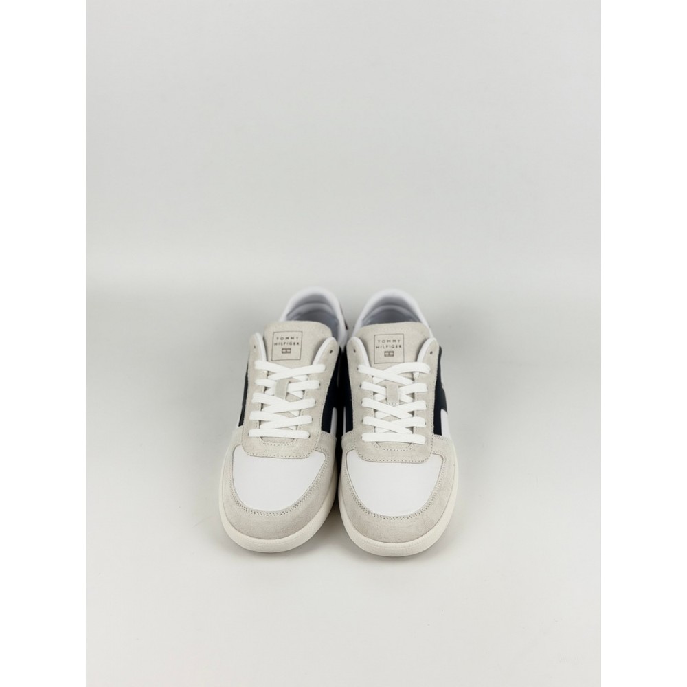 Ανδρικά Sneaker Tommy Hilfiger Th Tribeca Sneaker Mix FM0FM06068-YBS Ασπρο