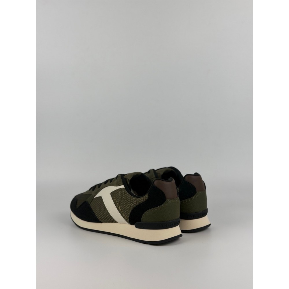 Ανδρικά Sneaker Tommy Hilfiger T Hilfiger Core Mix Runner FM0FM06001-RBN Χακί