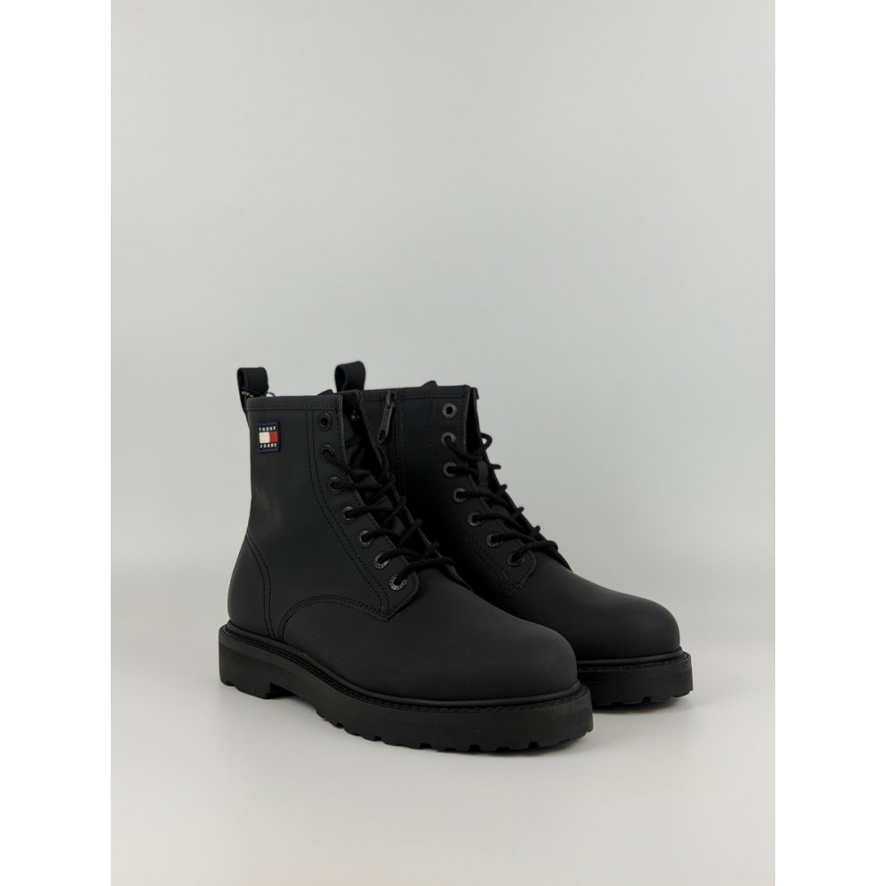 Ανδρικά ΜποτάκιTommy Hilfiger Archive '01 Rubber Lace Boot EM0EM01781-BDS Μαύρο