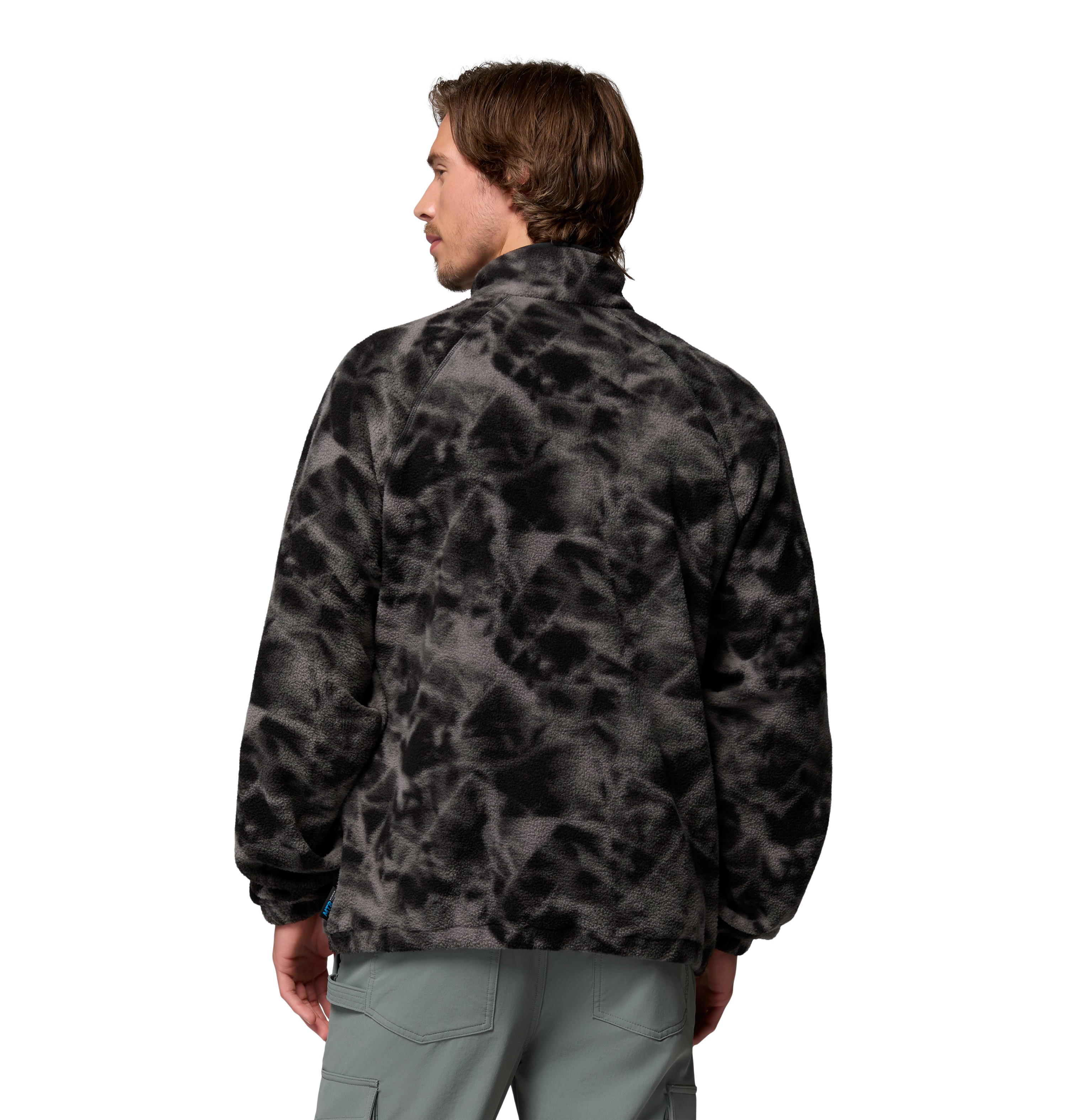 Ανδρική Μπλούζα Columbia Timber Crest™ MTR Fleece Printed HZ 2173561-010 Μαύρο