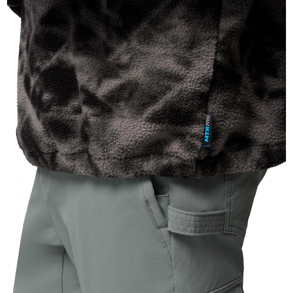 Ανδρική Μπλούζα Columbia Timber Crest™ MTR Fleece Printed HZ 2173561-010 Μαύρο