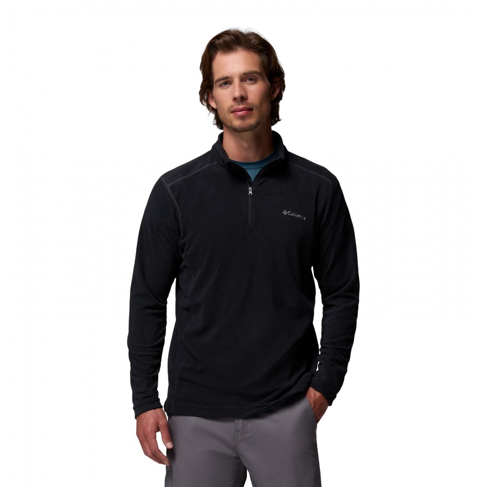 Ανδρική Μπλούζα Columbia Klamath Range™ II Half Zip Fleece EM6503-010 Μαυρο