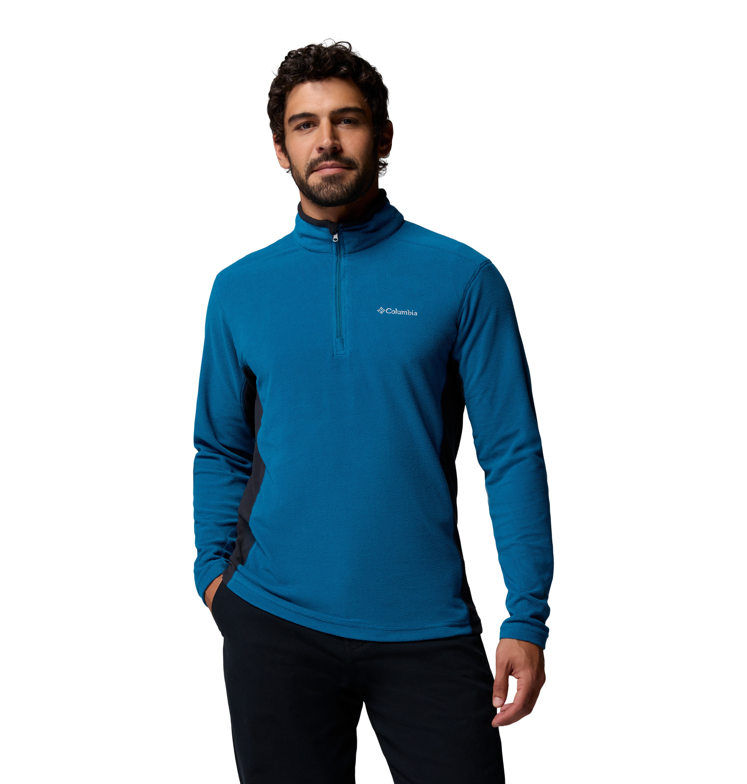 Ανδρική Μπλούζα Columbia Klamath Range™ II Half Zip Fleece EM6503-443 Μπλε