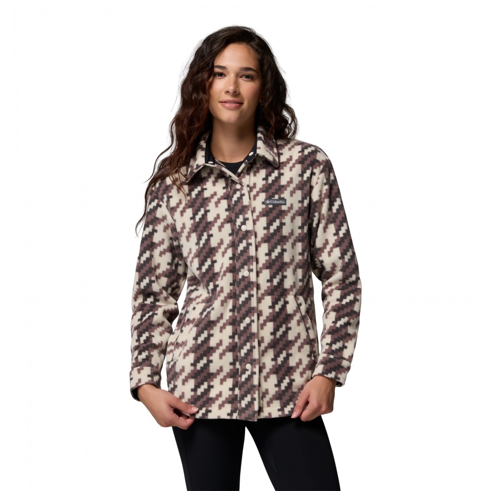 Γυναικείo Πουκάμισο Columbia Benton Springs™ Shirt Jacket II 2085661-279 Dark Stone, Twills