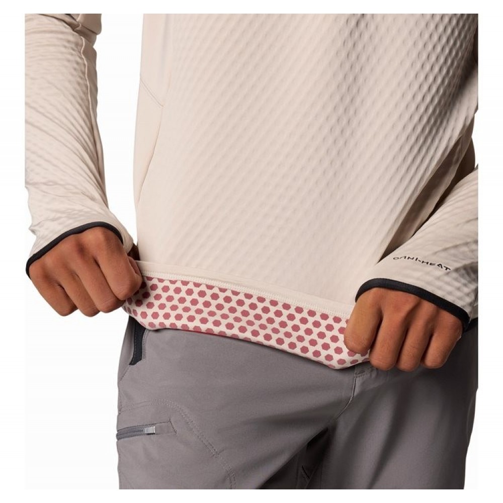 Ανδρική Μπλούζα Columbia Crystal Leaf Omni-Heat™ Helix Half Zip 2094983-278 Μπεζ