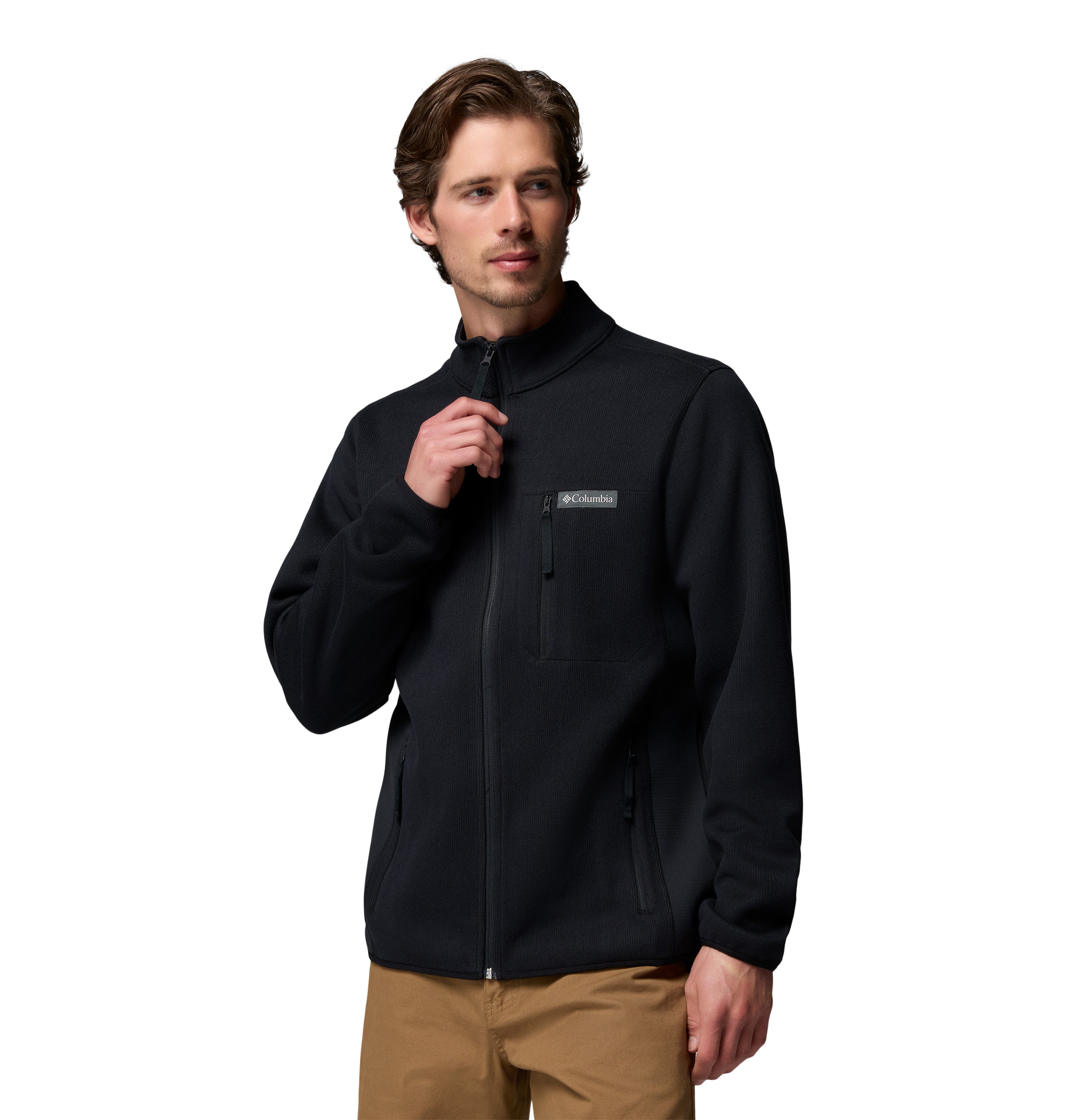 Ανδρική Ζακέτα Columbia Sweater Weather™ Full Zip 2173601-010 Μαύρο