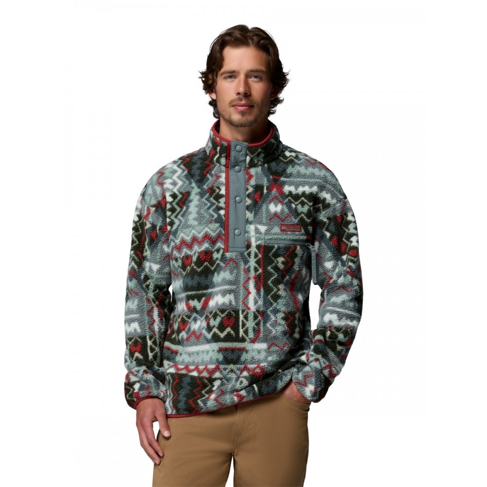 Ανδρική Μπλούζα Columbia Helvetia™ II Printed Half Snap Fleece 2098461-343