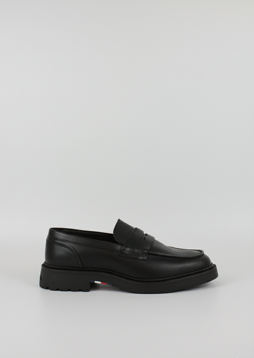 Ανδρικά Μοκασίνια Tommy Hilfiger Hilfiger Comfort Lwt Lth Loafer FM0FM05698-BDS Μαύρο